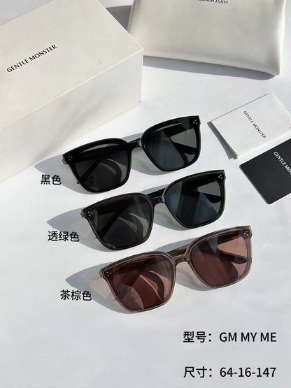 2025 New Ins Black Sunglasses Women's Uv400 Seaside Holiday Sunshade Sunglasses